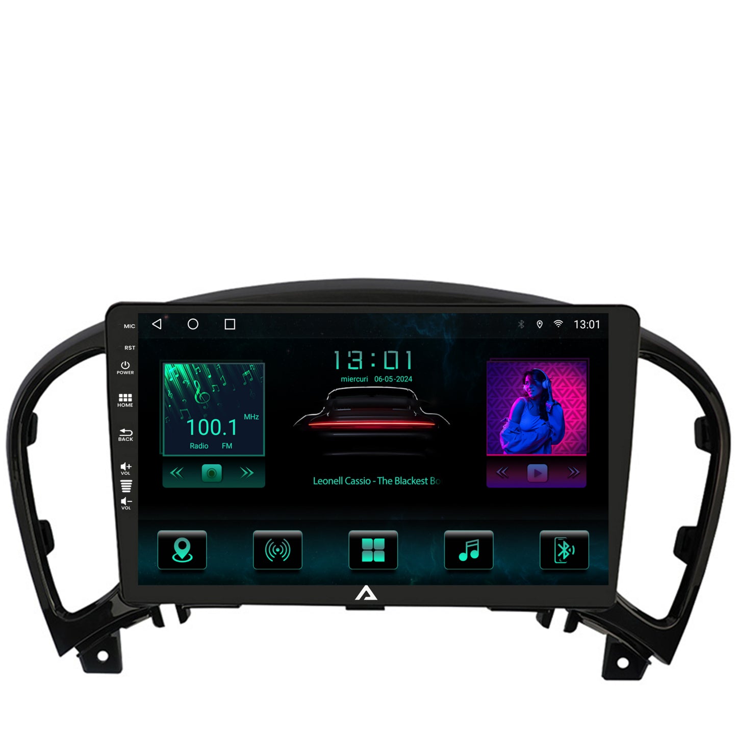 Navigatie Nissan Juke (2010-2019), Android, A-Octacore / 4GB RAM + 64GB ROM, 9 Inch - AD-BGA9004+AD-BGRKIT168