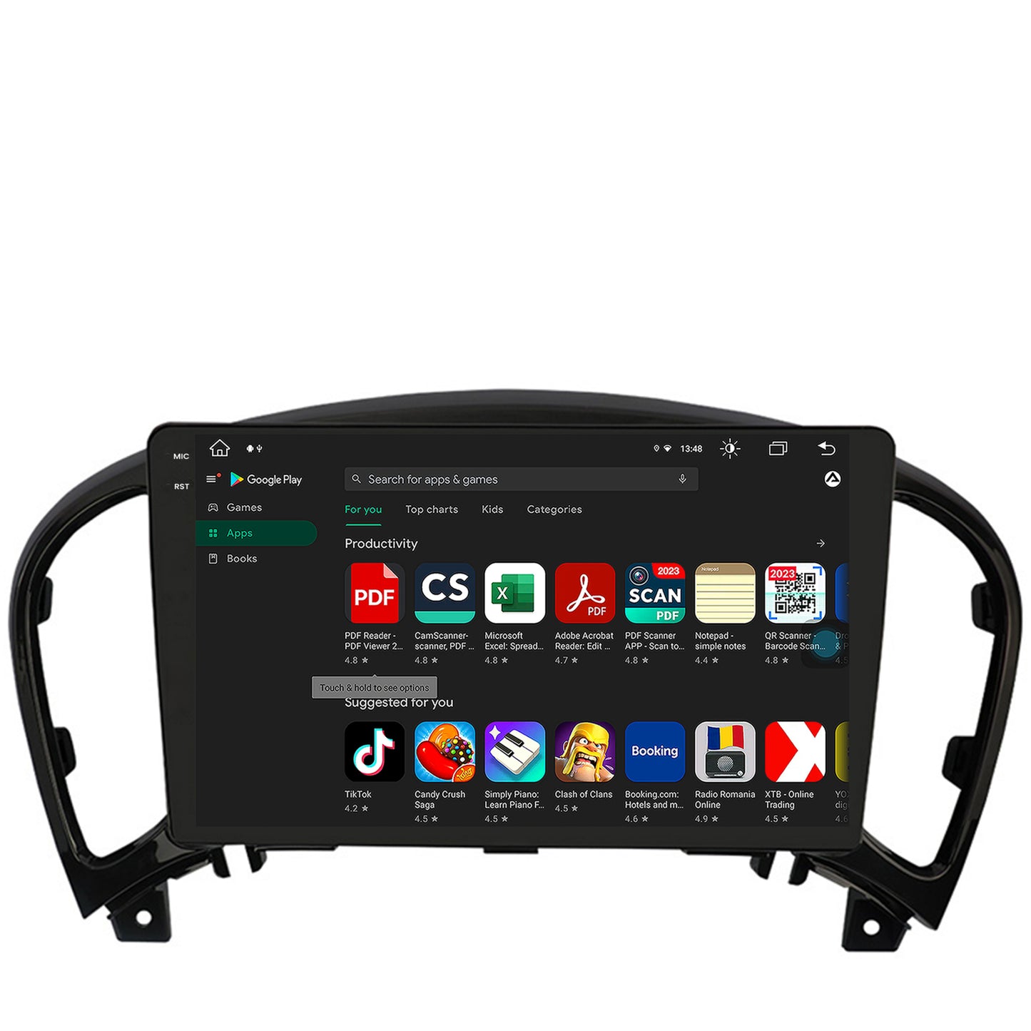 Navigatie Nissan Juke (2010-2019), Android, V-Octacore / 4GB RAM + 64GB ROM, 9.5 Inch - AD-BGV9004+AD-BGRKIT168