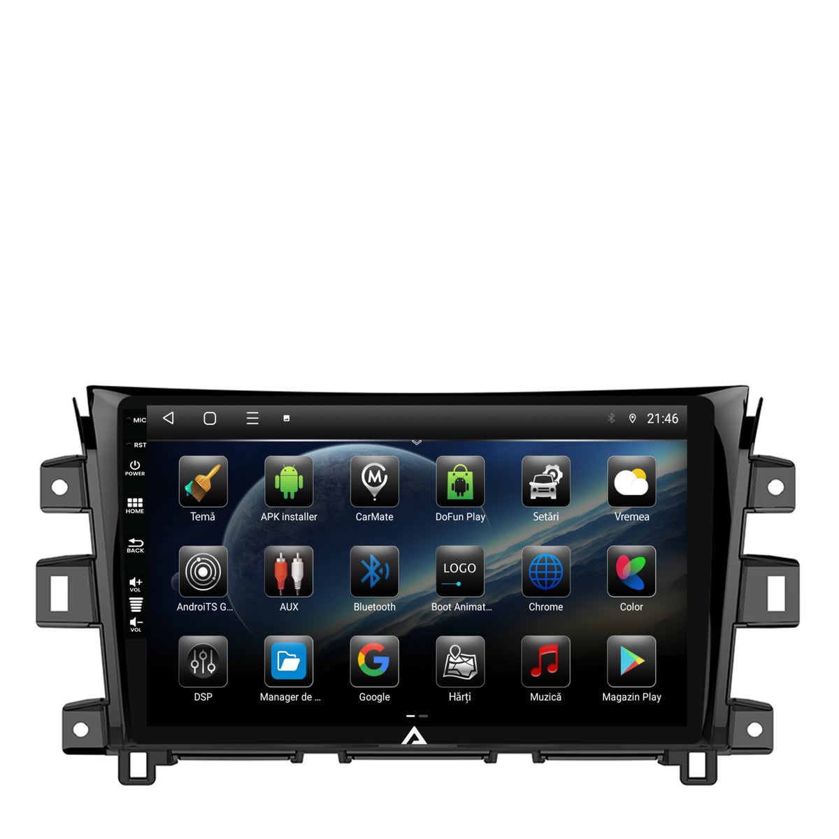 Navigatie Nissan Navara (2015+), Android, E-Octacore / 2GB RAM + 32GB ROM, 10.1 Inch - AD-BGE10002+AD-BGRKIT163