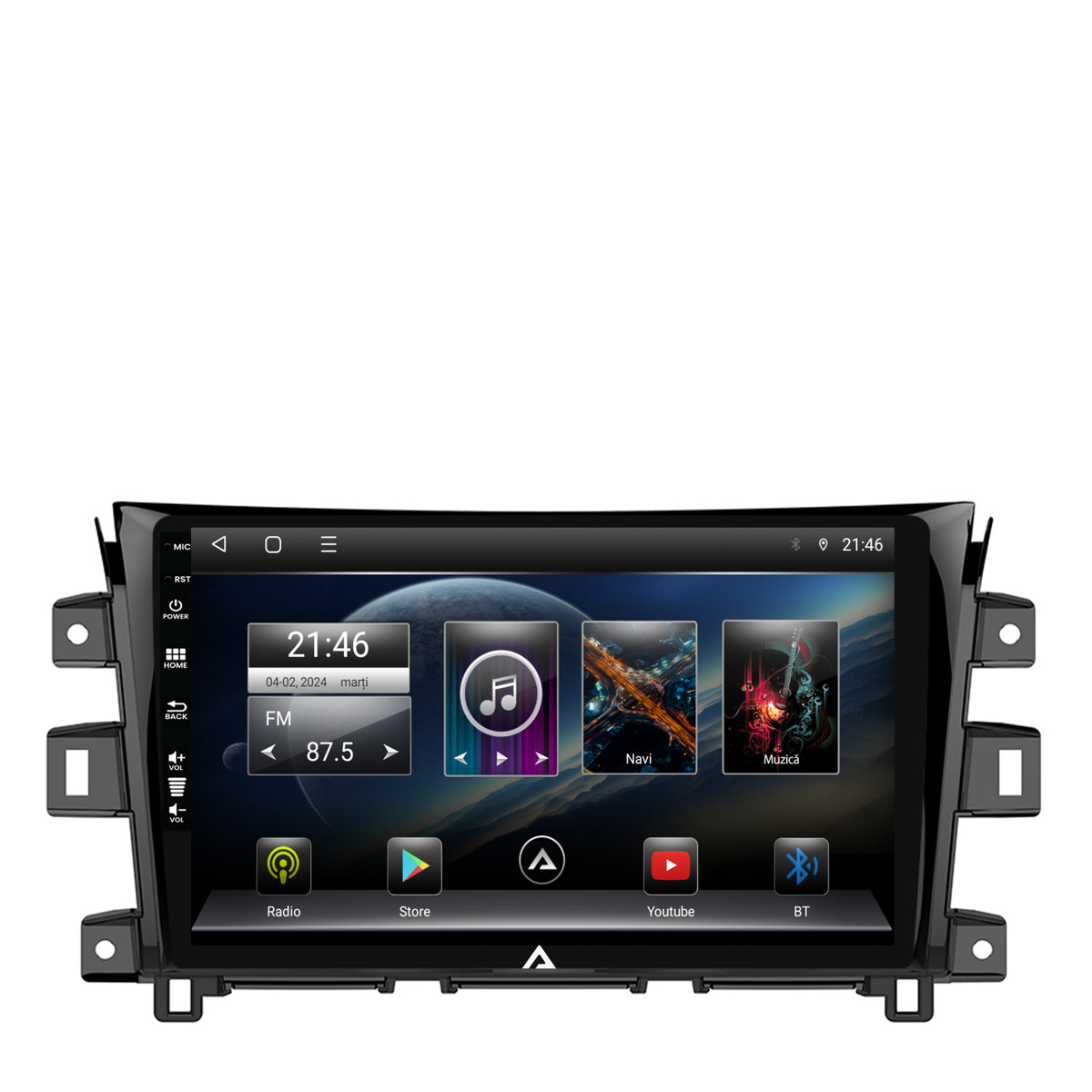 Navigatie Nissan Navara (2015+), Android, E-Octacore / 2GB RAM + 32GB ROM, 10.1 Inch - AD-BGE10002+AD-BGRKIT163