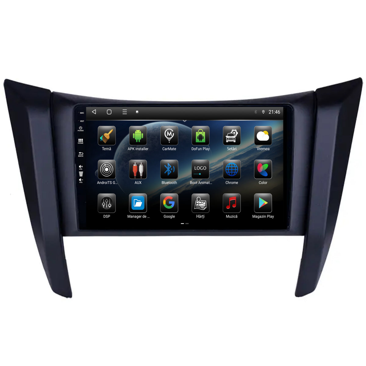 Navigatie Nissan Navara (2015+), Android, E-Octacore / 2GB RAM + 32GB ROM, 9 Inch - AD-BGE9002+AD-BGRKIT163v2