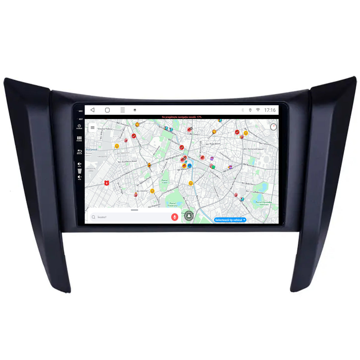 Navigatie Nissan Navara (2015+), Android, E-Octacore / 2GB RAM + 32GB ROM, 9 Inch - AD-BGE9002+AD-BGRKIT163v2