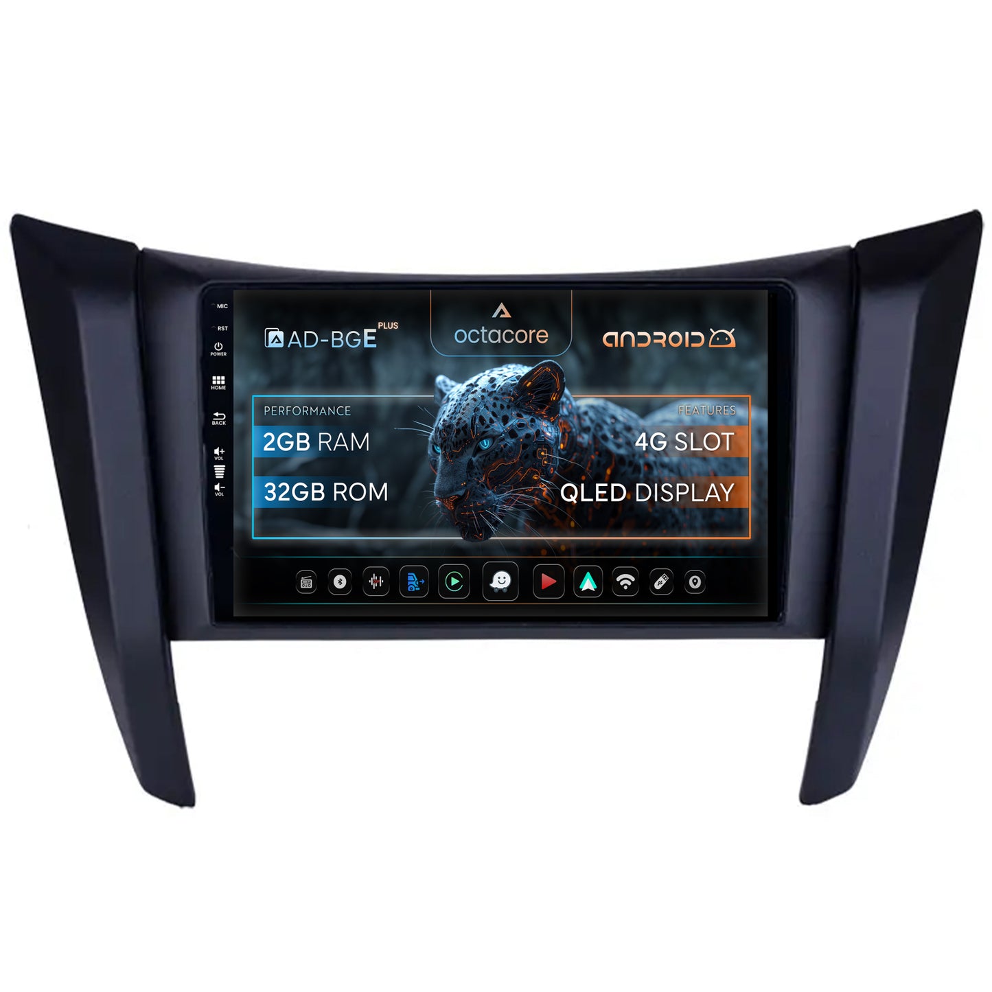 Navigatie Nissan Navara (2015+), Android, E-Octacore / 2GB RAM + 32GB ROM, 9 Inch - AD-BGE9002+AD-BGRKIT163v2