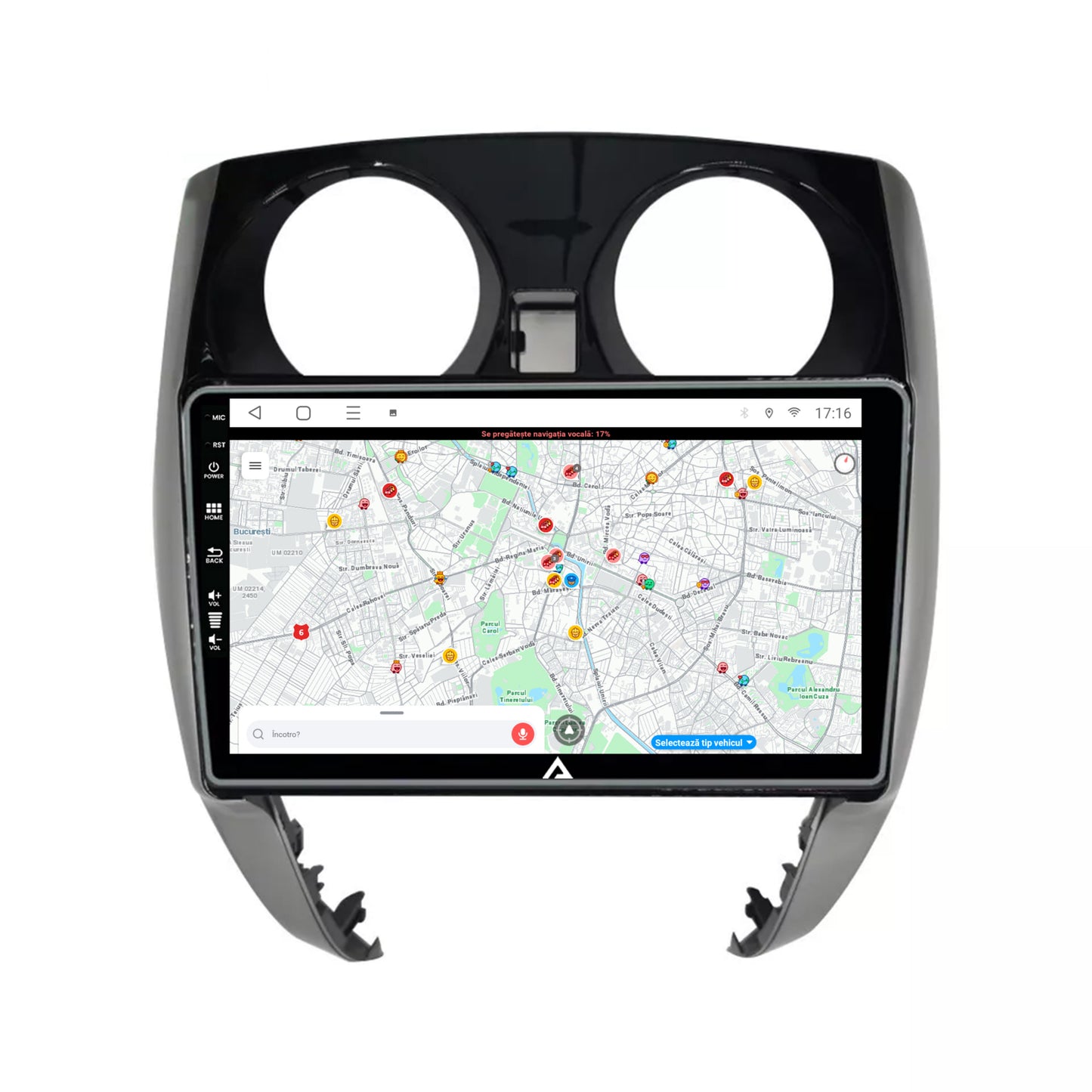 Navigatie Nissan Note (2012-2019), Android, E-Octacore / 2GB RAM + 32GB ROM, 10.1 Inch - AD-BGE10002+AD-BGRKIT167