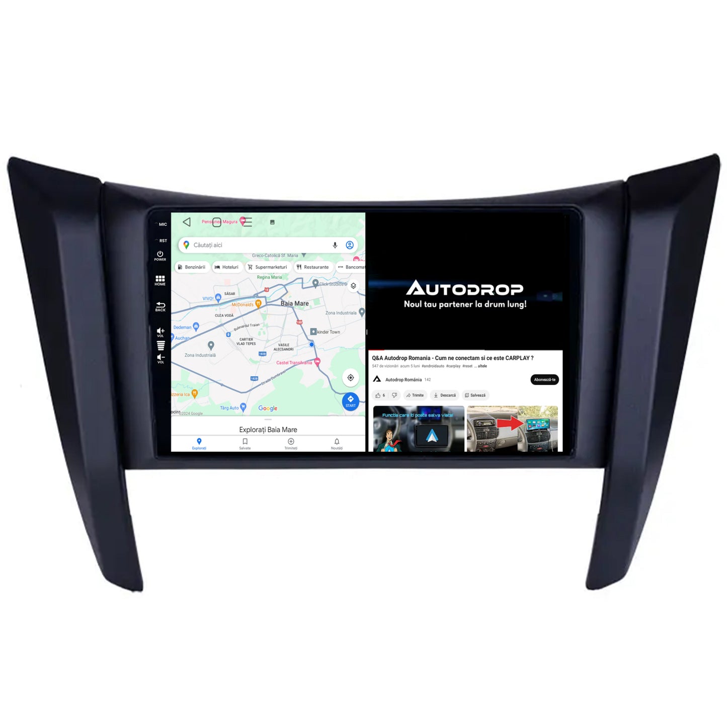 Navigatie Nissan Navara (2015+), Android, P-Octacore / 2GB RAM + 32GB ROM, 9 Inch - AD-BGP9002+AD-BGRKIT163v2