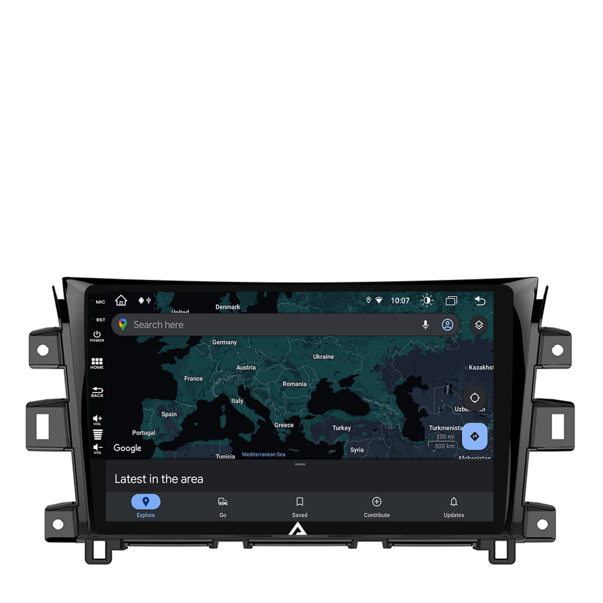 Navigatie Nissan Navara (2015+), Android, Z-Octacore / 8GB RAM + 256GB ROM, 10.1 Inch - AD-BGZ10008+AD-BGRKIT163