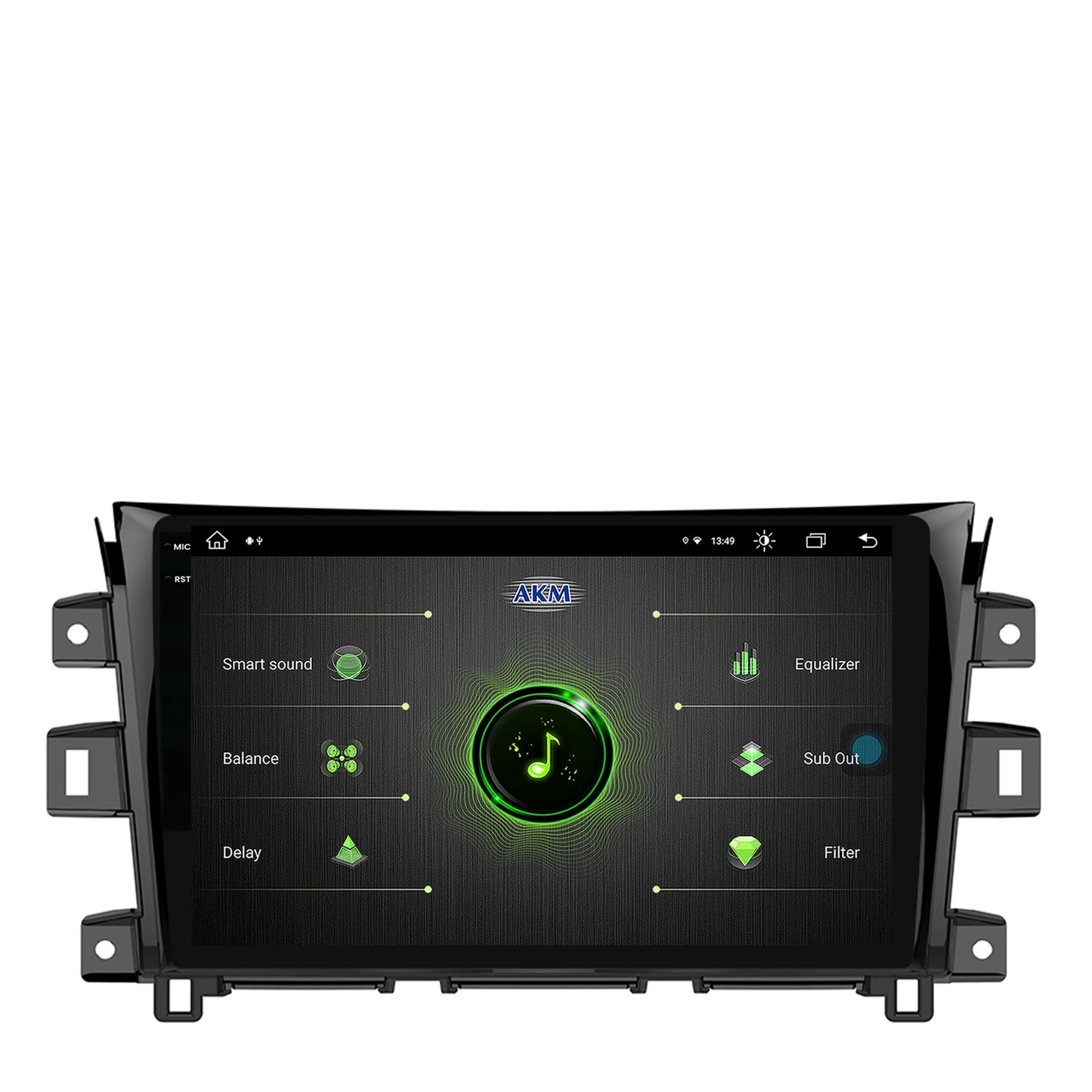 Navigatie Nissan Navara (2015+), Android, V-Octacore / 4GB RAM + 64GB ROM, 10.36 Inch - AD-BGV10004+AD-BGRKIT163