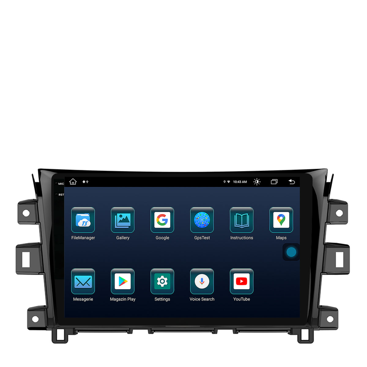 Navigatie Nissan Navara (2015+), Android, X-Octacore / 8GB RAM + 256GB ROM, 10.36 Inch - AD-BGX10008+AD-BGRKIT163