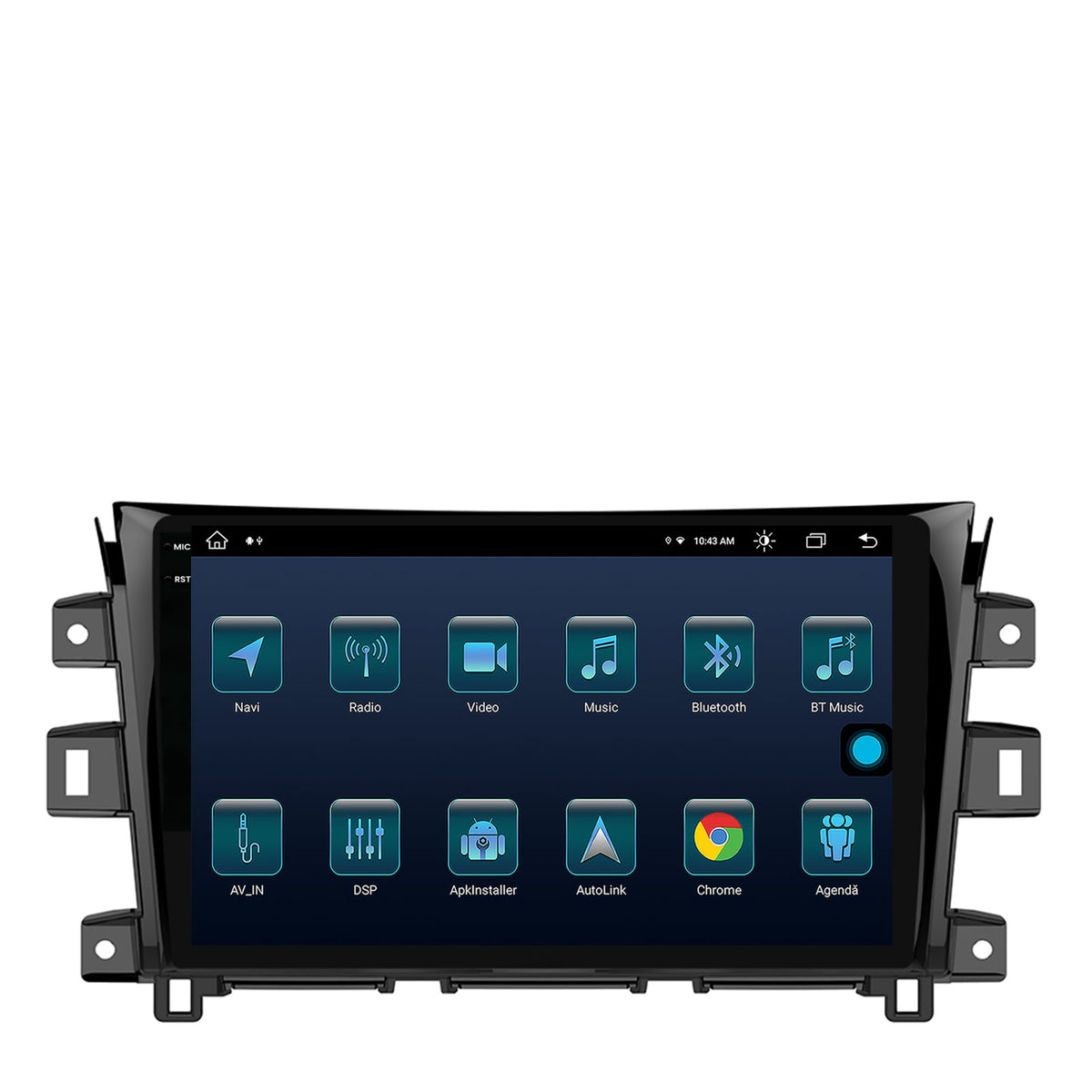 Navigatie Nissan Navara (2015+), Android, X-Octacore / 8GB RAM + 256GB ROM, 10.36 Inch - AD-BGX10008+AD-BGRKIT163