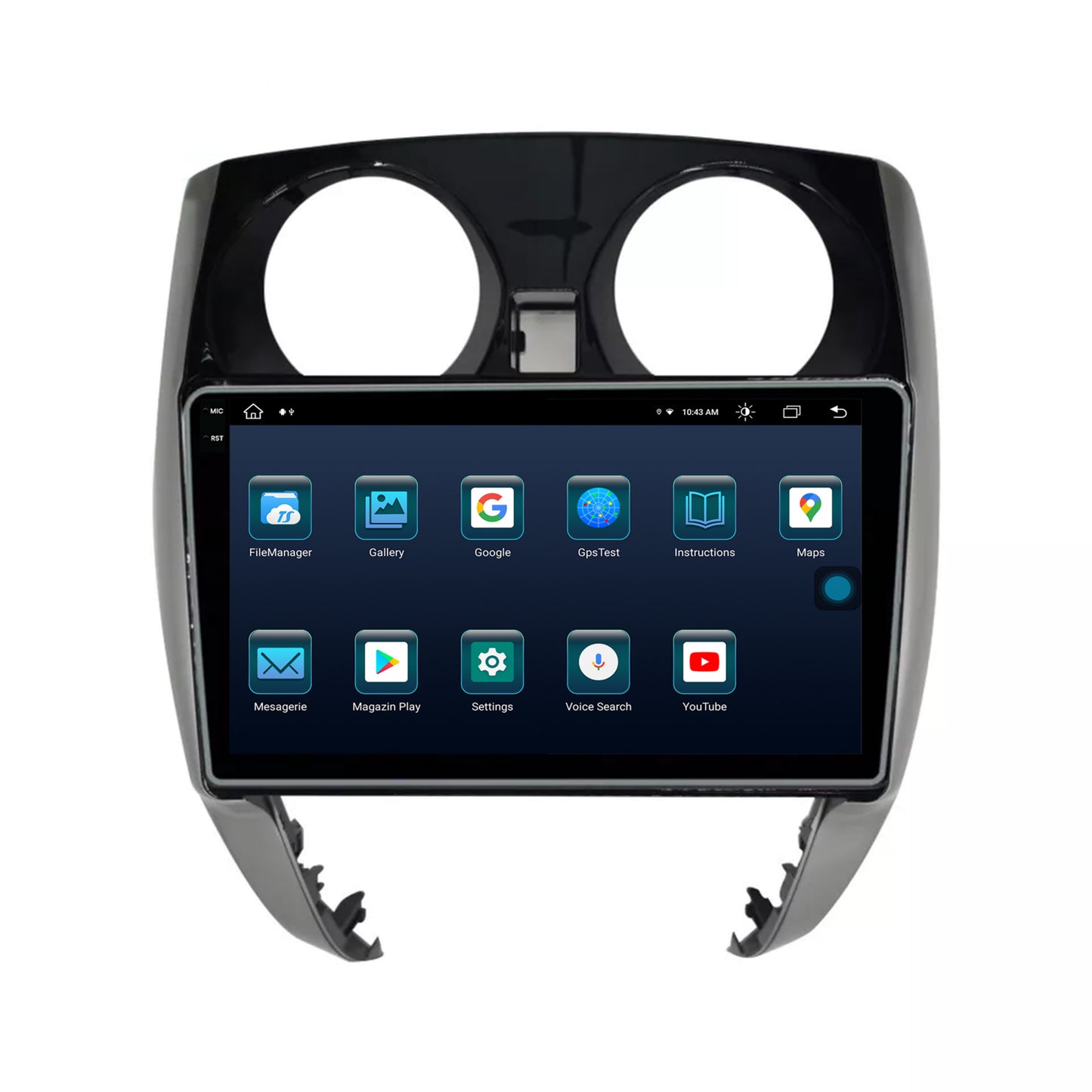 Navigatie Nissan Note (2012-2019), Android, X-Octacore / 8GB RAM + 256GB ROM, 10.36 Inch - AD-BGX10008+AD-BGRKIT167