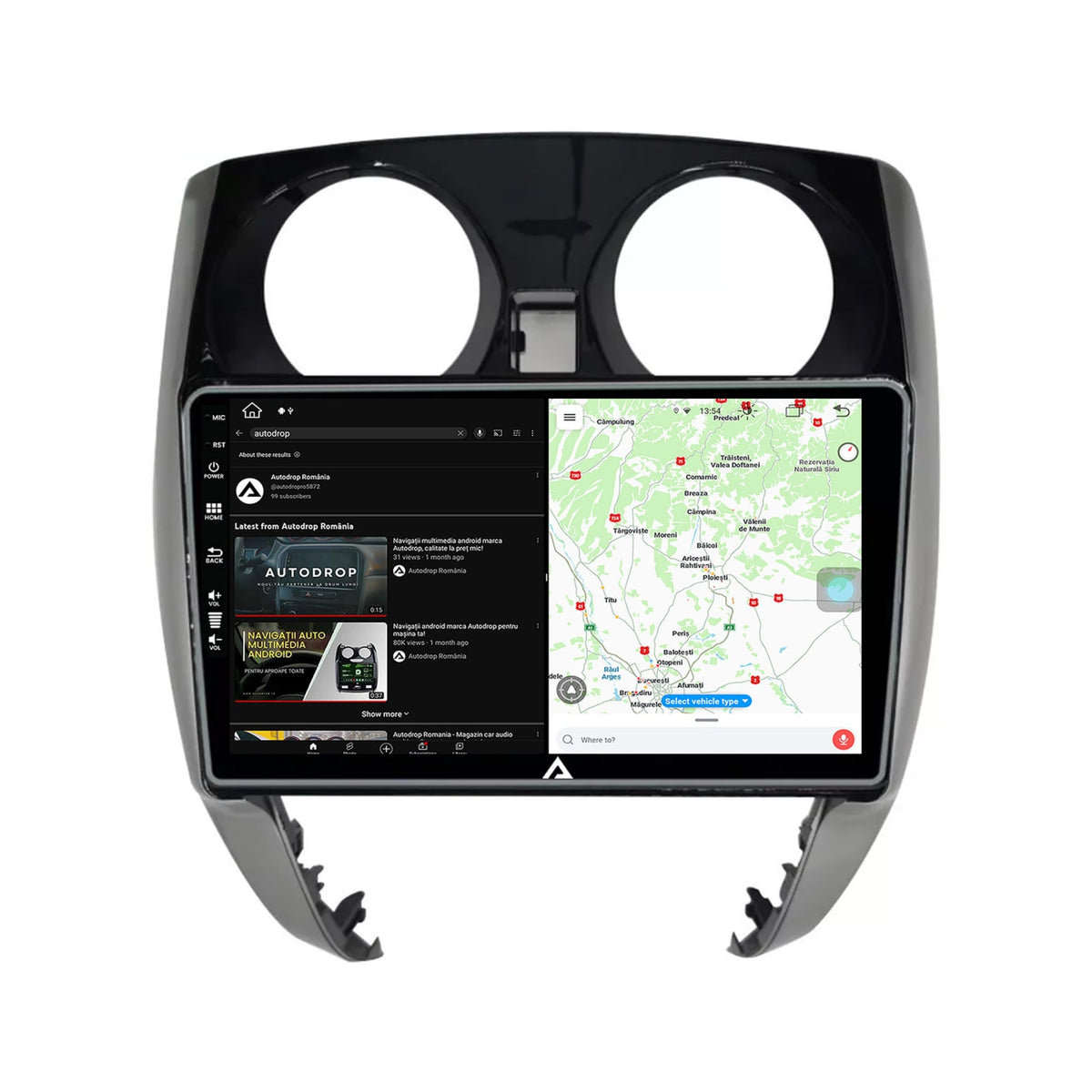Navigatie Nissan Note (2012-2019), Android, Z-Octacore / 8GB RAM + 256GB ROM, 10.1 Inch - AD-BGZ10008+AD-BGRKIT167