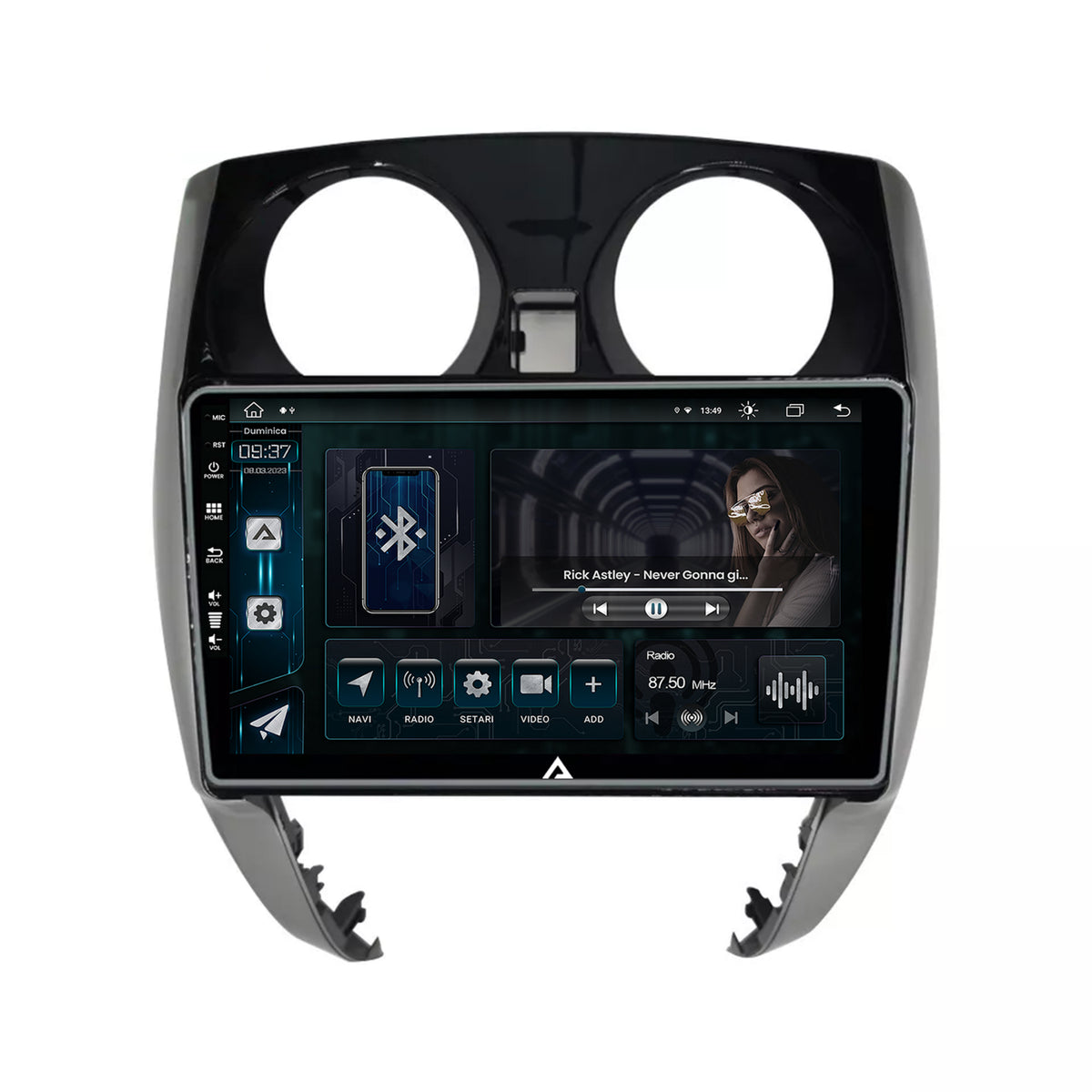 Navigatie Nissan Note (2012-2019), Android, Z-Octacore / 8GB RAM + 256GB ROM, 10.1 Inch - AD-BGZ10008+AD-BGRKIT167