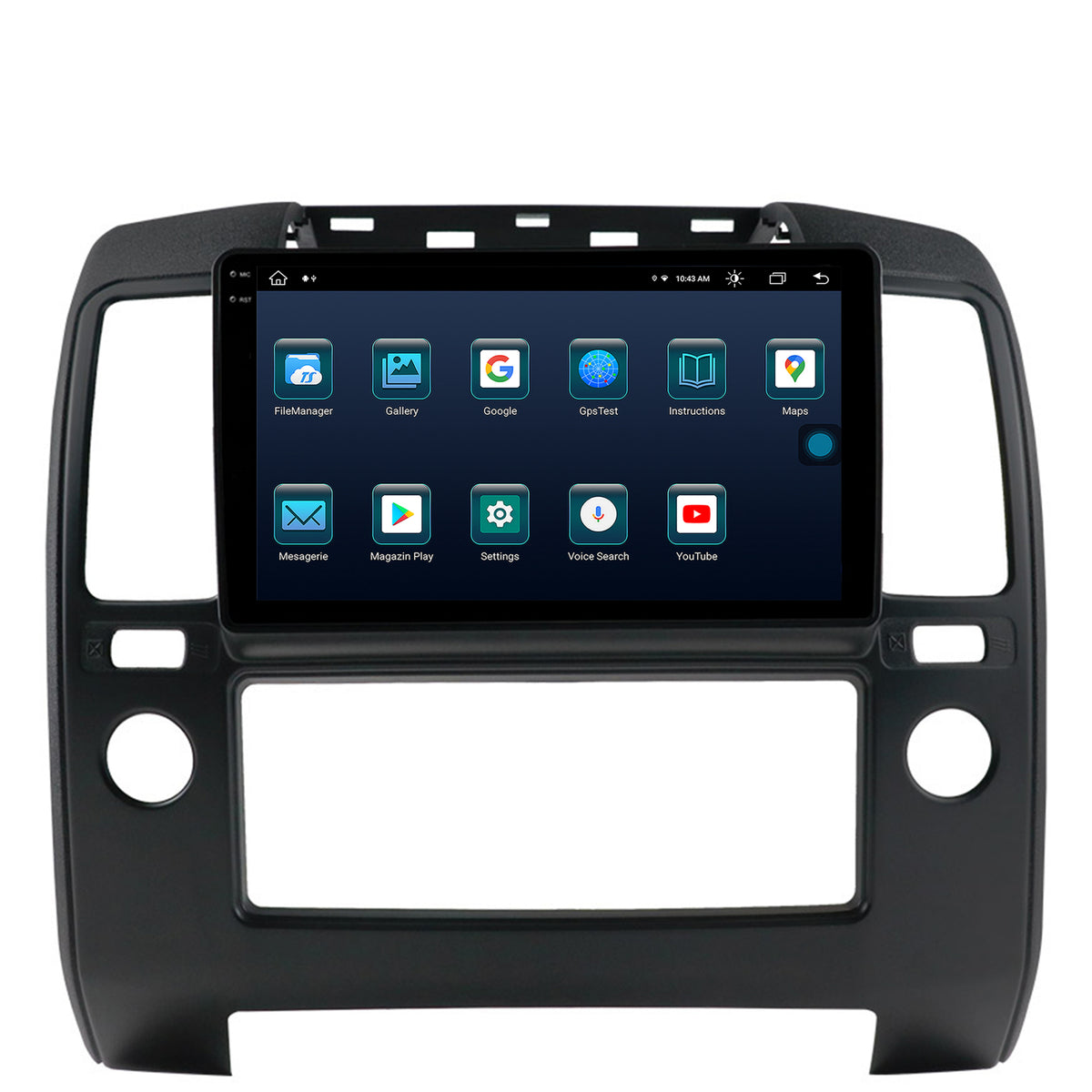 Navigatie Nissan navara, Android, X-Octacore / 8GB RAM + 256GB ROM, 9.5 Inch - AD-BGX9008+AD-BGRKIT170