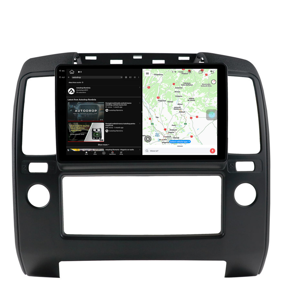 Navigatie Nissan navara, Android, X-Octacore / 8GB RAM + 256GB ROM, 9.5 Inch - AD-BGX9008+AD-BGRKIT170