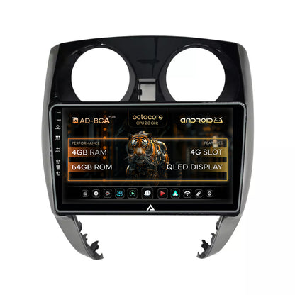 Navigatie Nissan Note (2012-2019), Android, A-Octacore / 4GB RAM + 64GB ROM, 10.1 Inch - AD-BGA10004+AD-BGRKIT167