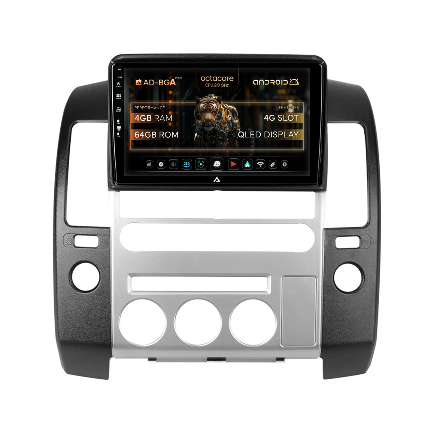 Navigatie Nissan Pathfinder-Navara (2004-2014), Android, A-Octacore / 4GB RAM + 64GB ROM, 9 Inch - AD-BGA9004+AD-BGRKIT170V2