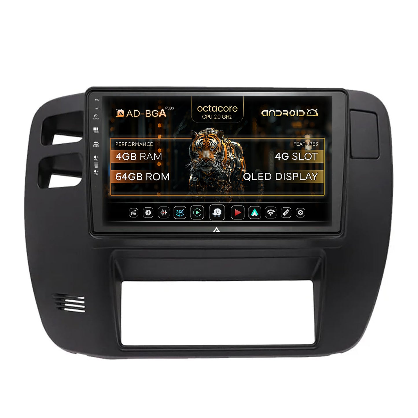 Navigatie Nissan Patrol (2000-2005), Android, A-Octacore / 4GB RAM + 64GB ROM, 9 Inch - AD-BGA9004+AD-BGRKIT166