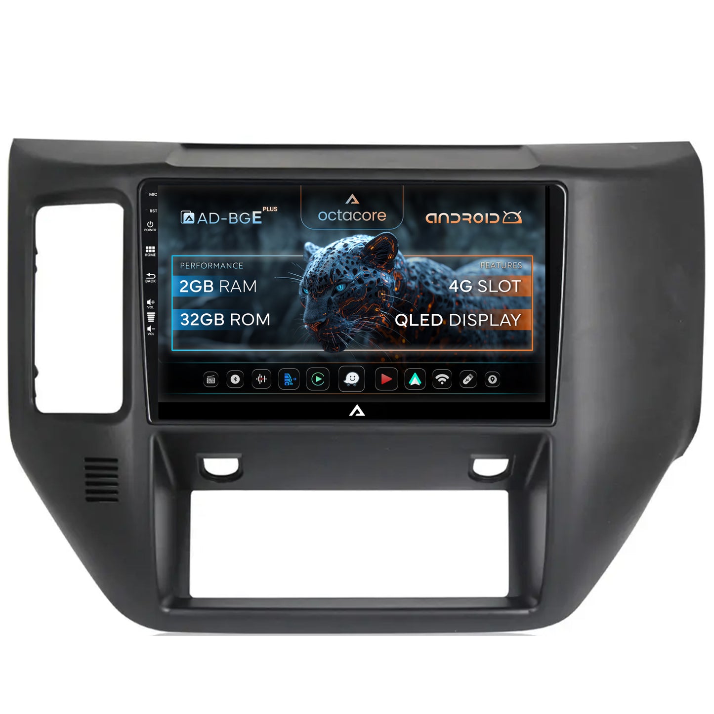 Navigatie Nissan Patrol (2004-2012), Android, E-Octacore / 2GB RAM + 32GB ROM, 9 Inch - AD-BGE9002+AD-BGRKIT166V2
