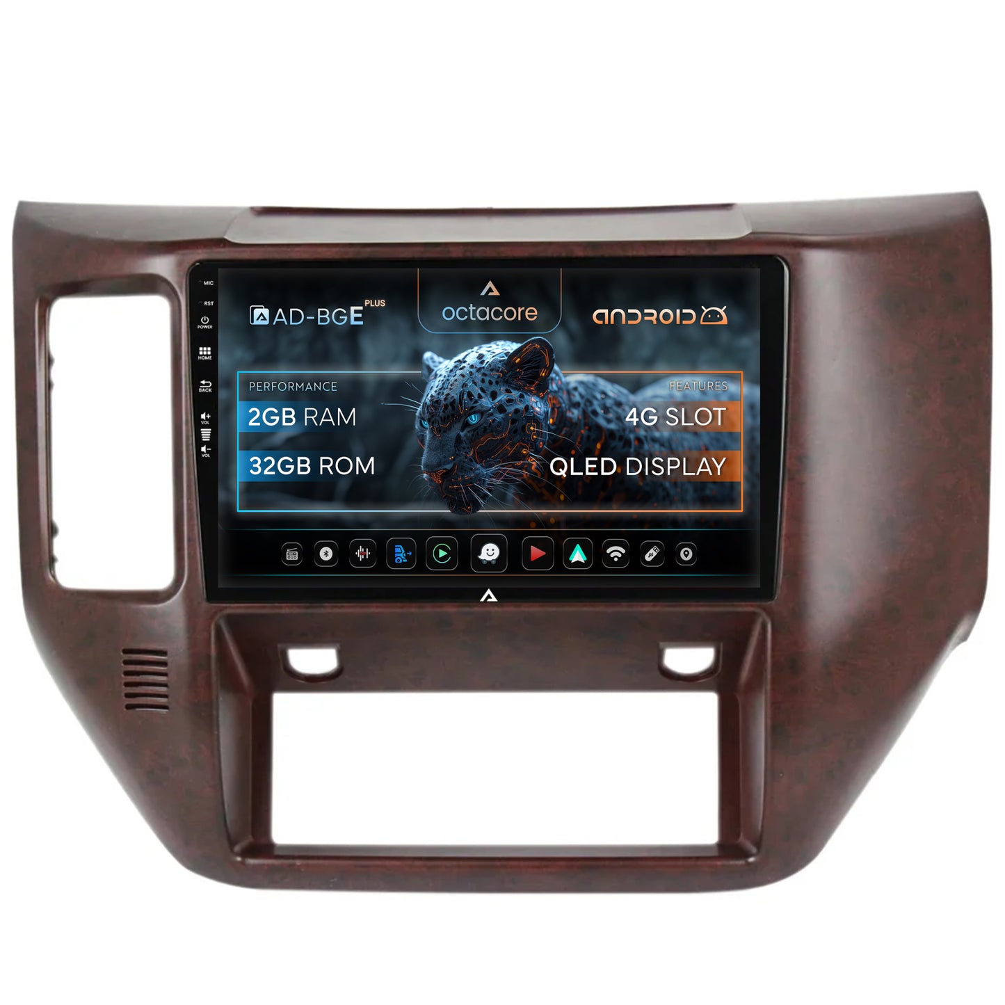 Navigatie Nissan Patrol (2004-2012), Android, E-Octacore / 2GB RAM + 32GB ROM, 9 Inch - AD-BGE9002+AD-BGRKIT166V3