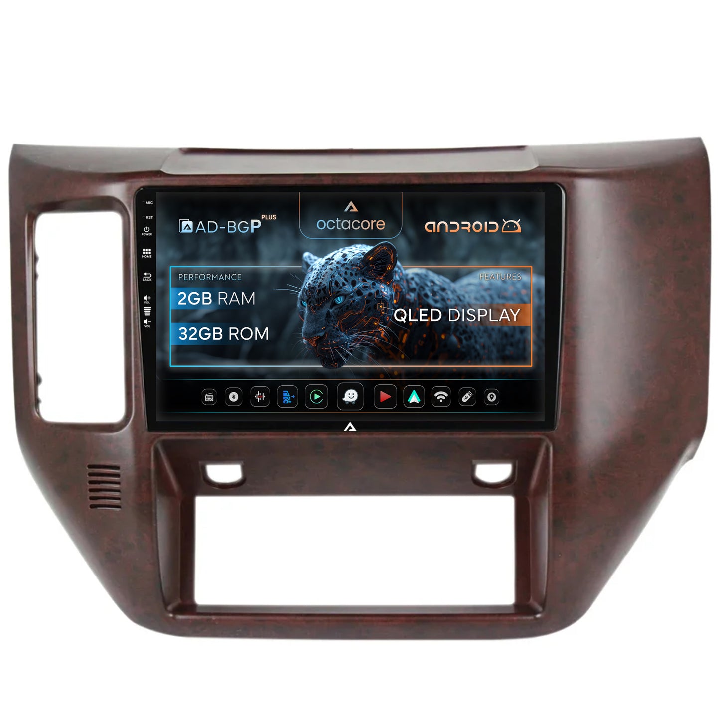 Navigatie Nissan Patrol (2004-2012), Android, P-Octacore / 2GB RAM + 32GB ROM, 9 Inch - AD-BGP9002+AD-BGRKIT166V3