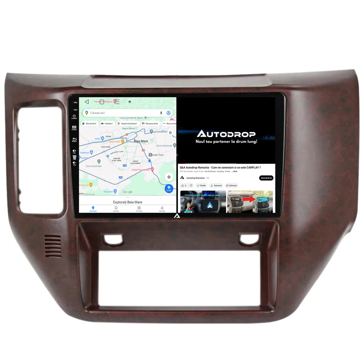 Navigatie Nissan Patrol (2004-2012), Android, A-Octacore / 4GB RAM + 64GB ROM, 9 Inch - AD-BGA9004+AD-BGRKIT166V3