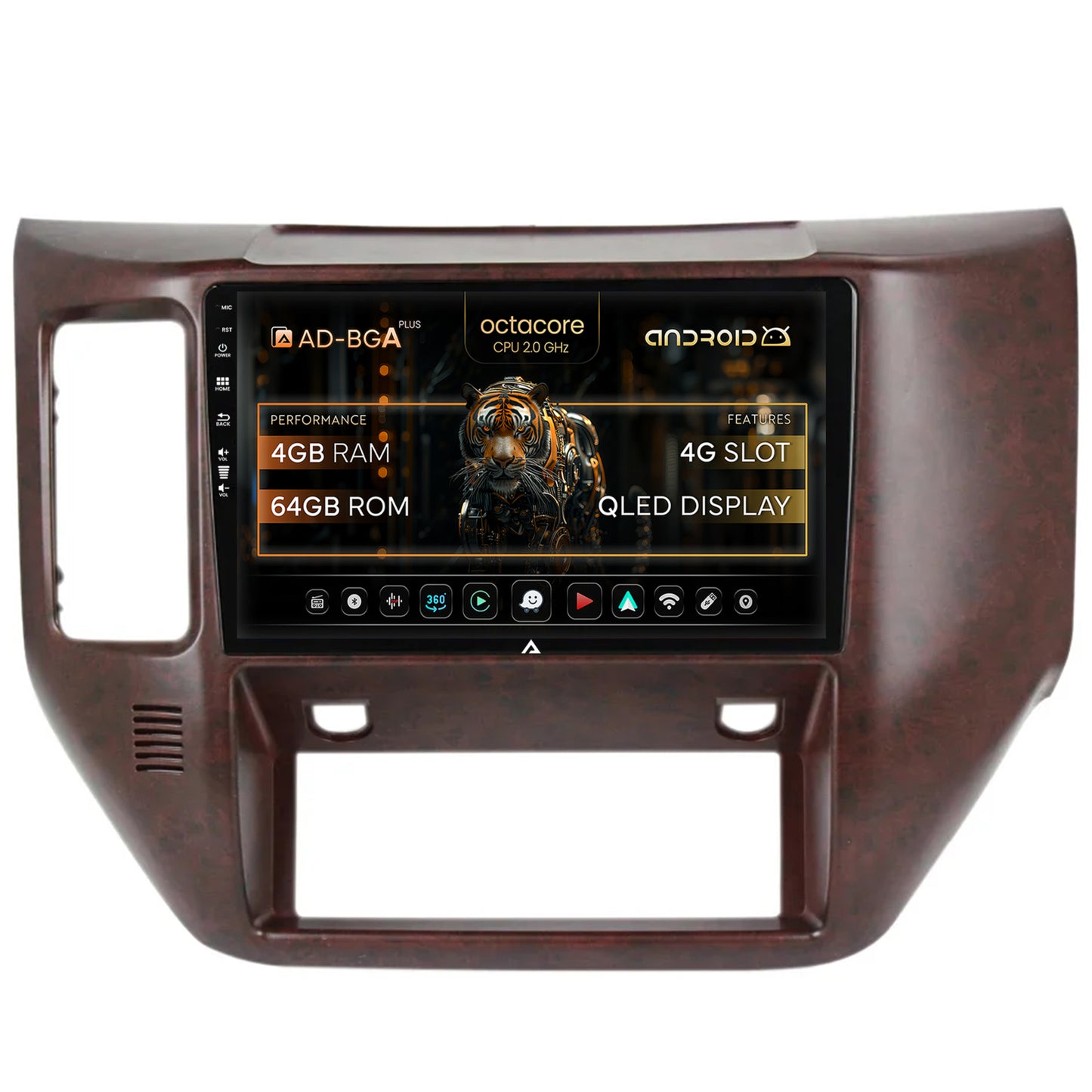 Navigatie Nissan Patrol (2004-2012), Android, A-Octacore / 4GB RAM + 64GB ROM, 9 Inch - AD-BGA9004+AD-BGRKIT166V3