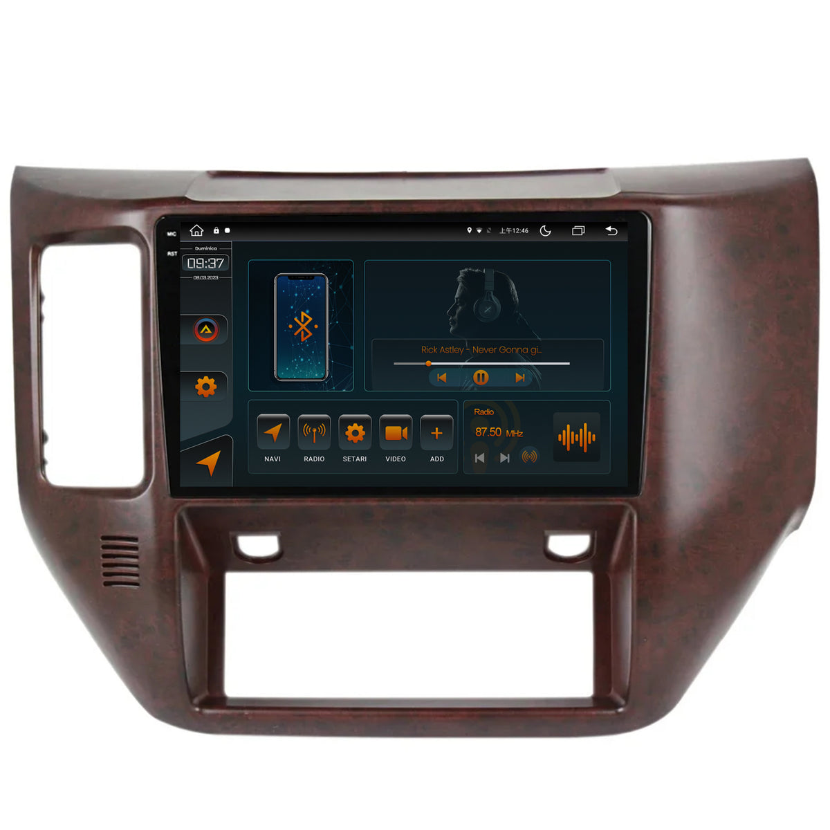 Navigatie Nissan Patrol (2004-2012), Android, V-Octacore / 4GB RAM + 64GB ROM, 9.5 Inch - AD-BGV9004+AD-BGRKIT166V3