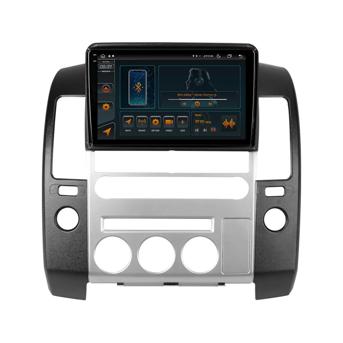Navigatie Nissan Pathfinder-Navara (2004-2014), Android, V-Octacore / 4GB RAM + 64GB ROM, 9.5 Inch - AD-BGV9004+AD-BGRKIT170V2