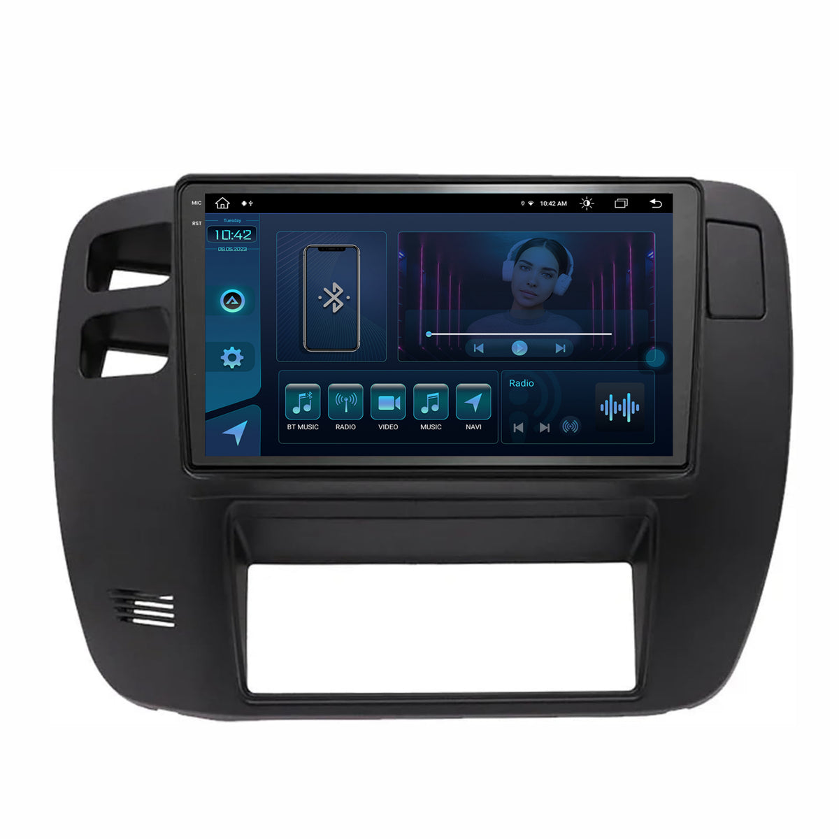 Navigatie Nissan Patrol (2000-2005), Android, X-Octacore / 8GB RAM + 256GB ROM, 9.5 Inch - AD-BGX9008+AD-BGRKIT166