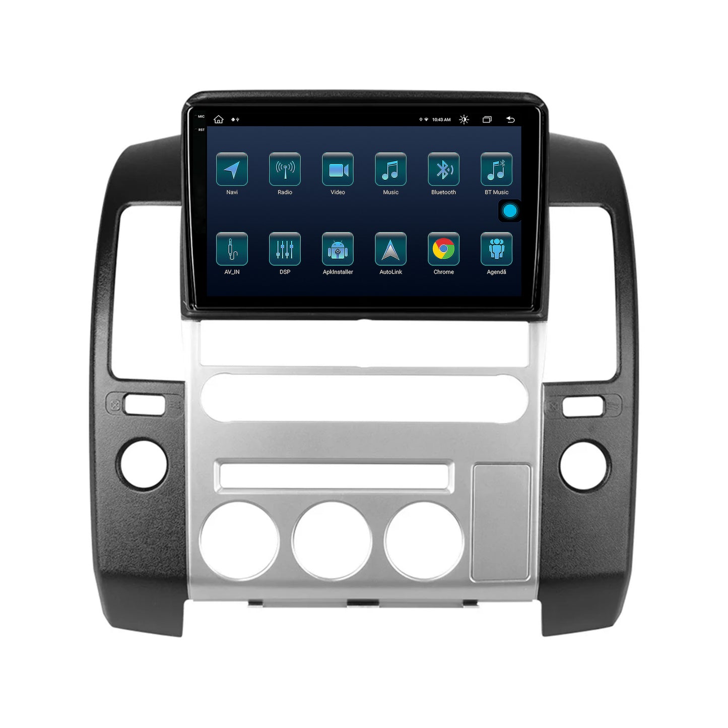 Navigatie Nissan Pathfinder-Navara (2004-2014), Android, X-Octacore / 8GB RAM + 256GB ROM, 9.5 Inch - AD-BGX9008+AD-BGRKIT170V2
