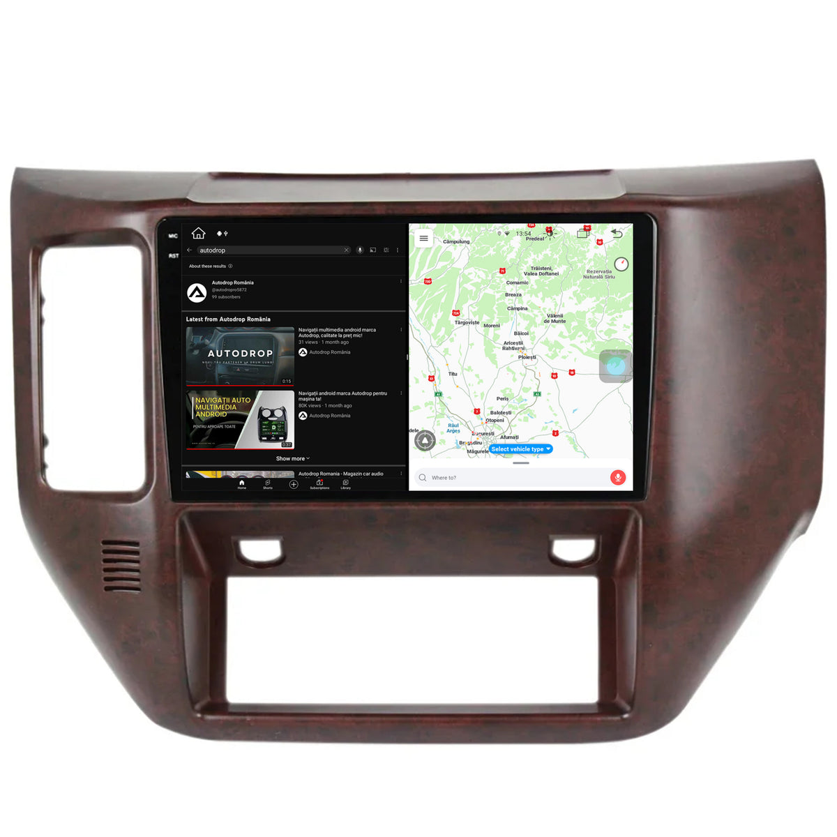 Navigatie Nissan Patrol (2004-2012), Android, X-Octacore / 8GB RAM + 256GB ROM, 9.5 Inch - AD-BGX9008+AD-BGRKIT166V3