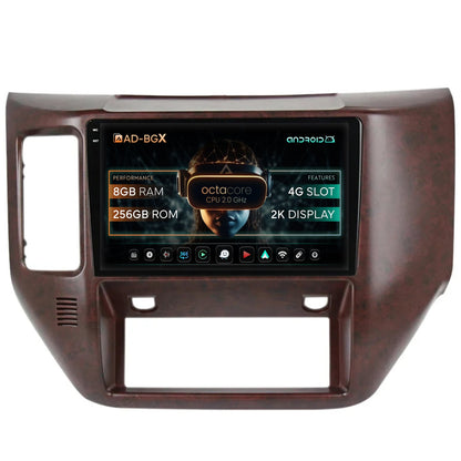 Navigatie Nissan Patrol (2004-2012), Android, X-Octacore / 8GB RAM + 256GB ROM, 9.5 Inch - AD-BGX9008+AD-BGRKIT166V3