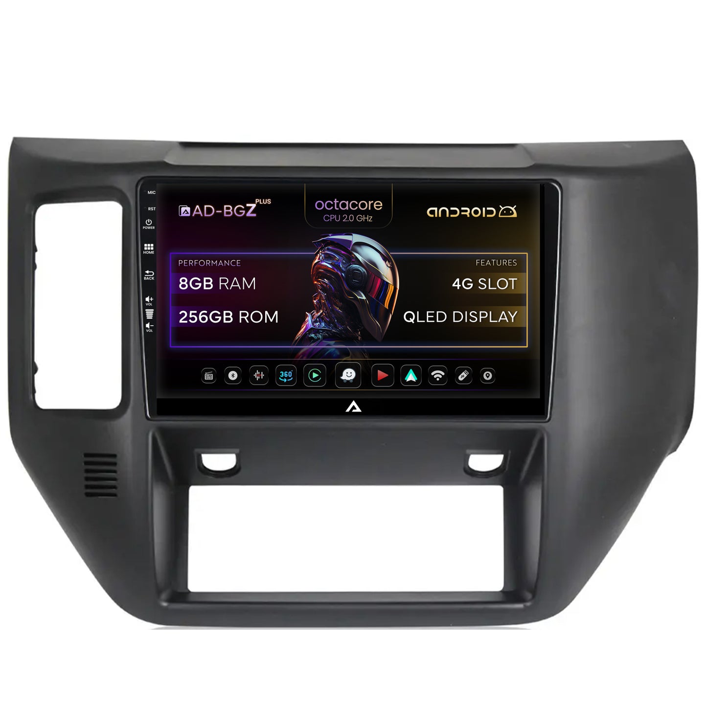 Navigatie Nissan Patrol (2004-2012), Android, Z-Octacore / 8GB RAM + 256GB ROM, 9 Inch - AD-BGZ9008+AD-BGRKIT166V2