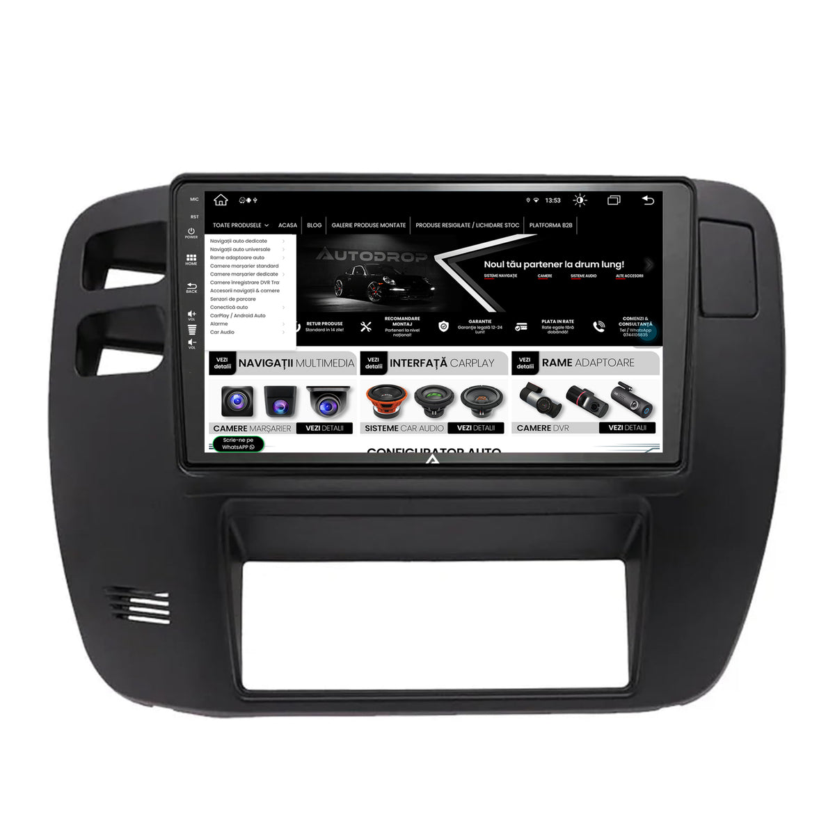 Navigatie Nissan Patrol (2000-2005), Android, Z-Octacore / 8GB RAM + 256GB ROM, 9 Inch - AD-BGZ9008+AD-BGRKIT166