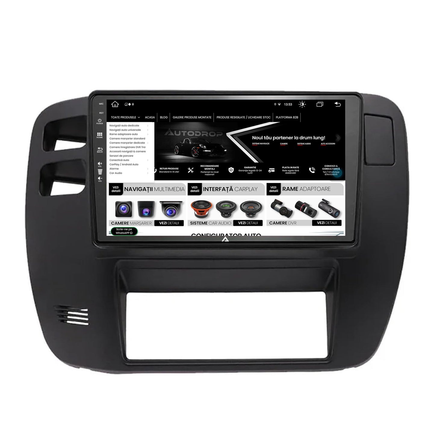 Navigatie Nissan Patrol (2000-2005), Android, Z-Octacore / 8GB RAM + 256GB ROM, 9 Inch - AD-BGZ9008+AD-BGRKIT166