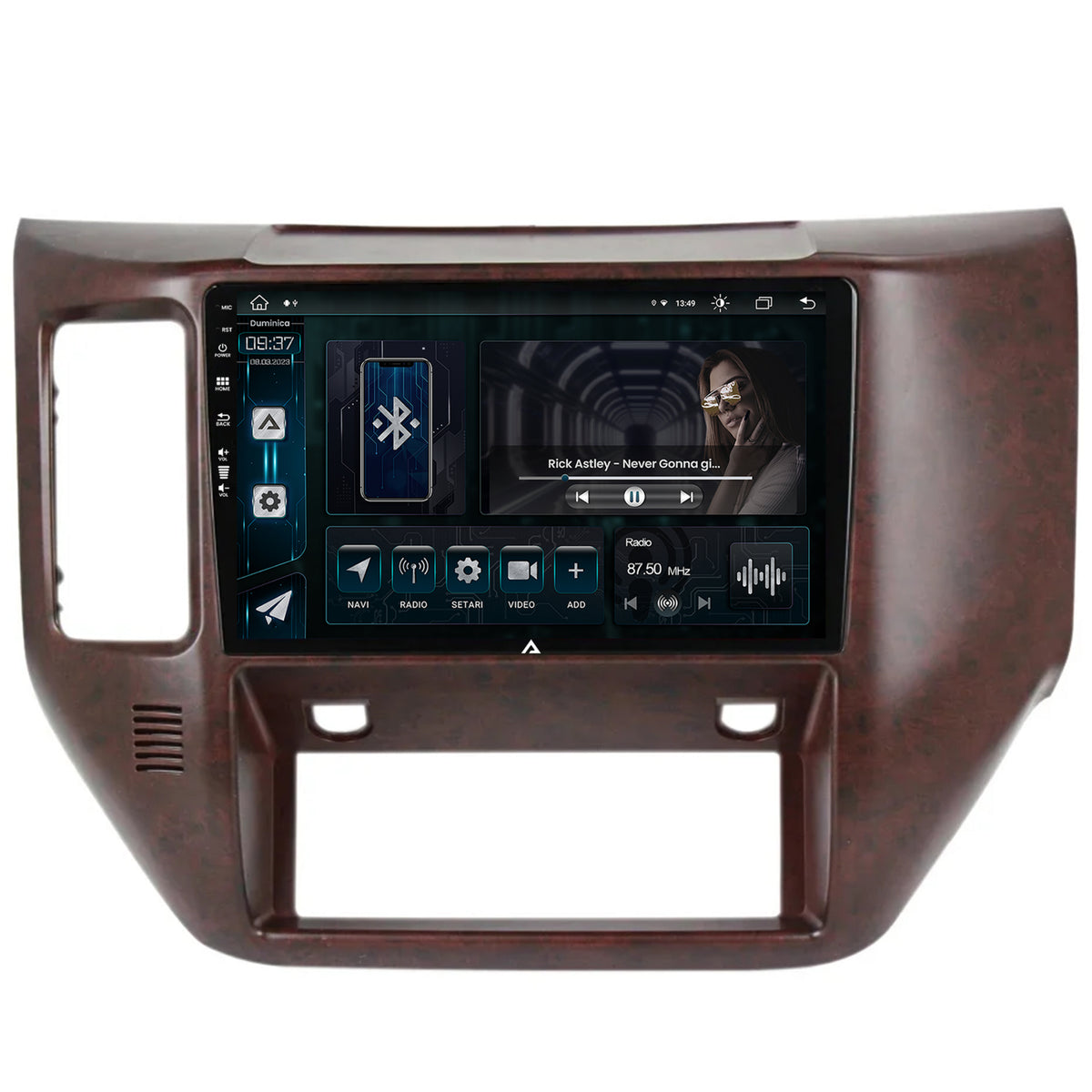 Navigatie Nissan Patrol (2004-2012), Android, Z-Octacore / 8GB RAM + 256GB ROM, 9 Inch - AD-BGZ9008+AD-BGRKIT166V3