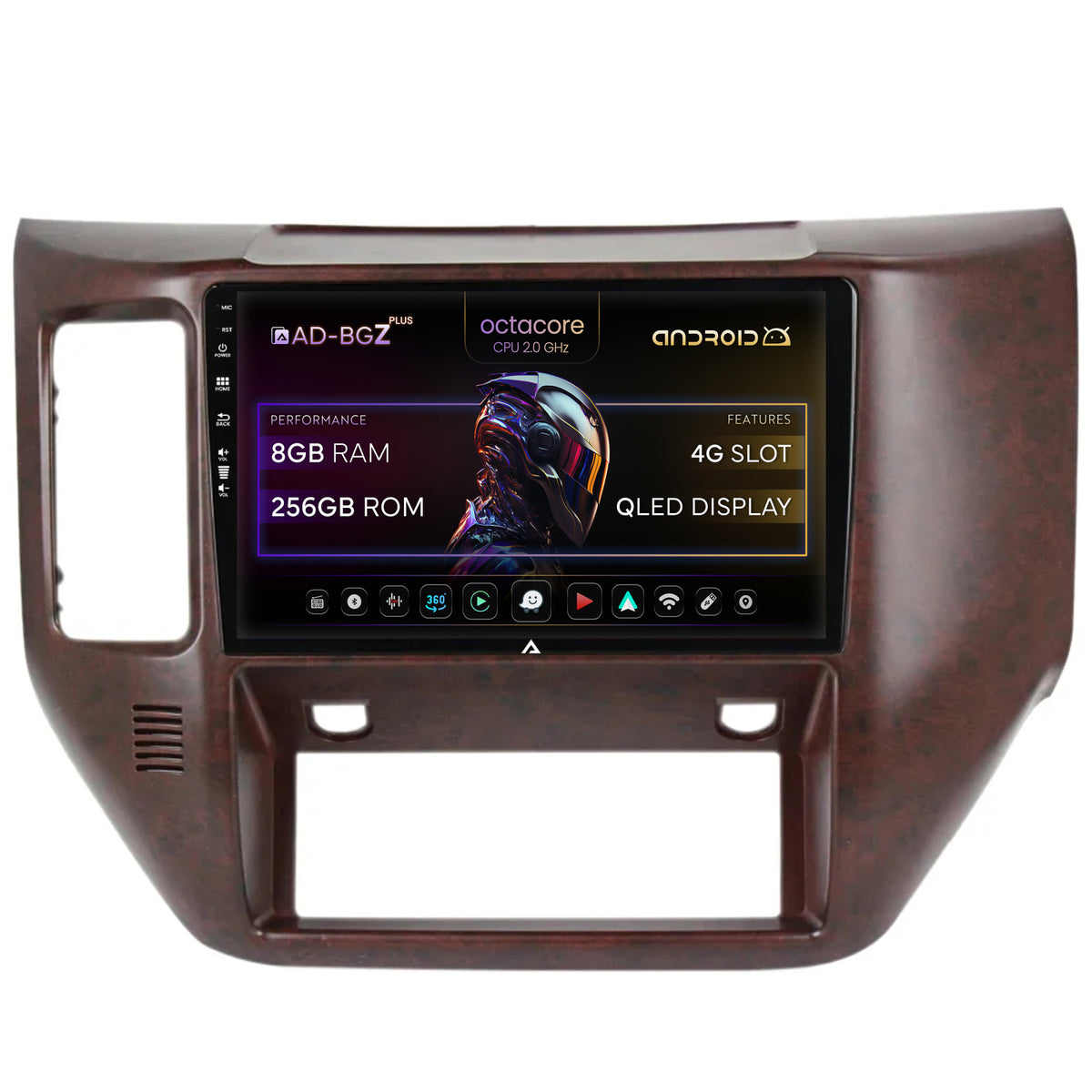 Navigatie Nissan Patrol (2004-2012), Android, Z-Octacore / 8GB RAM + 256GB ROM, 9 Inch - AD-BGZ9008+AD-BGRKIT166V3