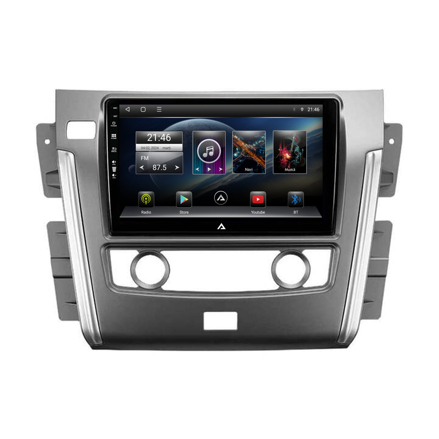 Navigatie Nissan Patrol (2012-2020), Android, E-Octacore / 2GB RAM + 32GB ROM, 9 Inch - AD-BGE9002+AD-BGRKIT164