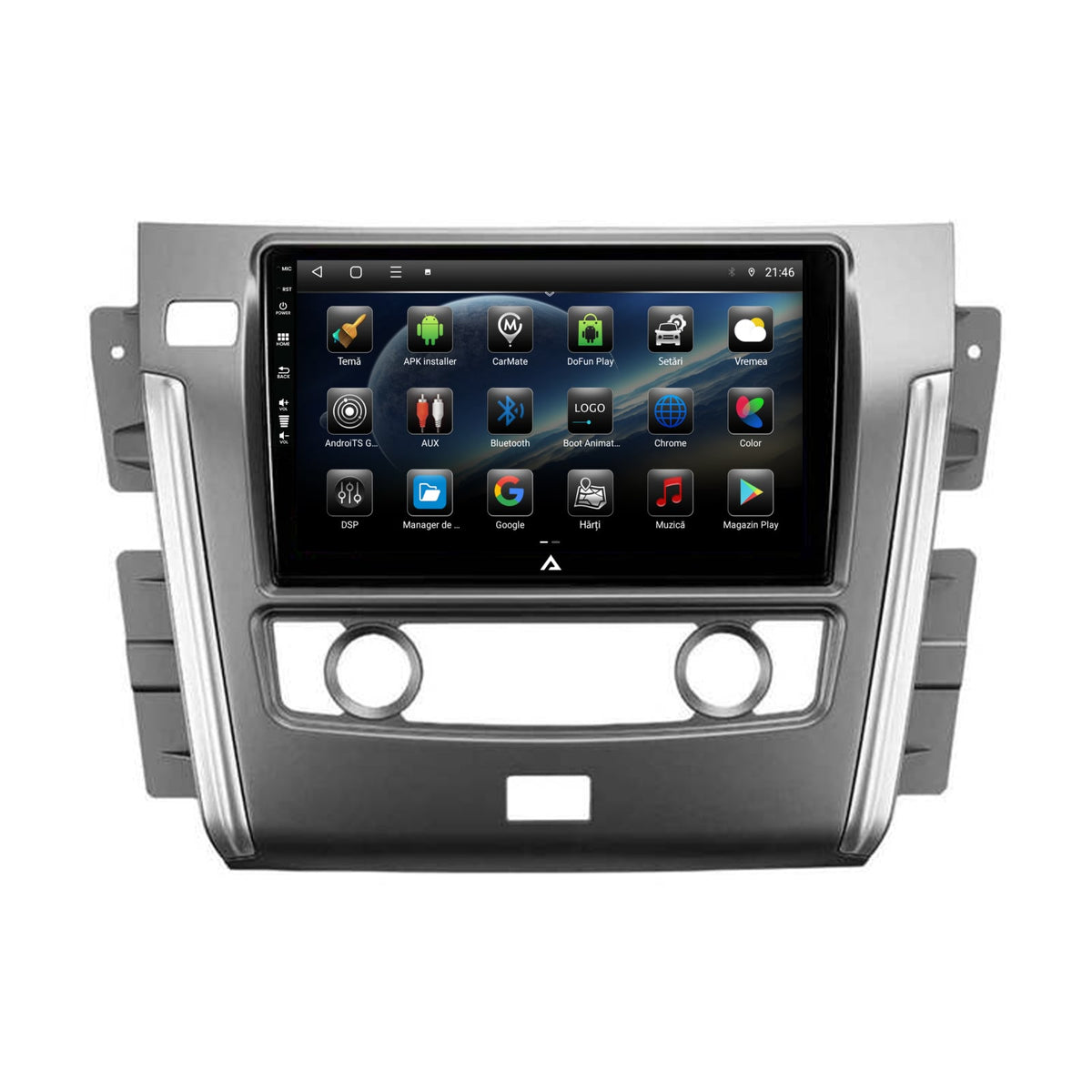 Navigatie Nissan Patrol (2012-2020), Android, P-Octacore / 2GB RAM + 32GB ROM, 10.1 Inch - AD-BGP10002+AD-BGRKIT164