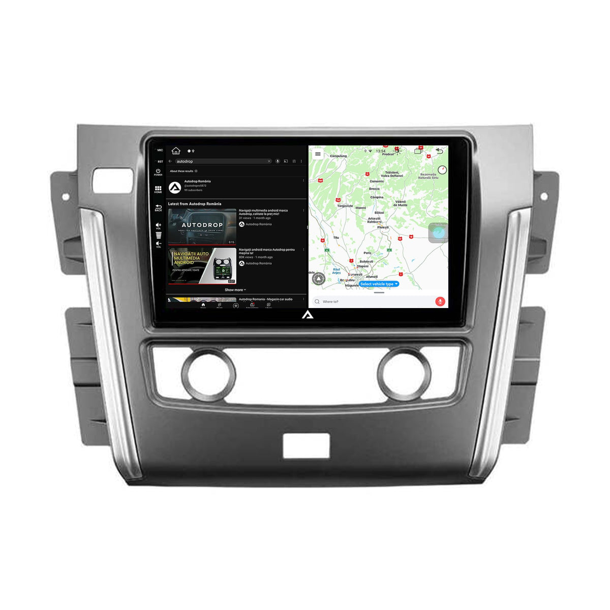 Navigatie Nissan Patrol (2012-2020), Android, Z-Octacore / 8GB RAM + 256GB ROM, 10.1 Inch - AD-BGZ10008+AD-BGRKIT164