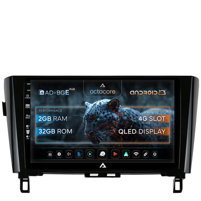 Navigatie Nissan Qashqai / X-Trail (2013+), Android, E-Octacore / 2GB RAM + 32GB ROM, 10.1 Inch - AD-BGE10002+AD-BGRKIT162