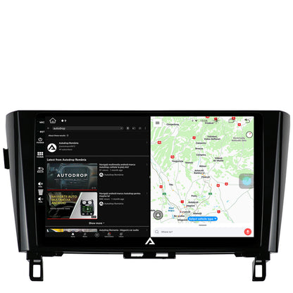 Navigatie Nissan Qashqai / X-Trail (2013+), Android, Z-Octacore / 8GB RAM + 256GB ROM, 10.1 Inch - AD-BGZ10008+AD-BGRKIT162