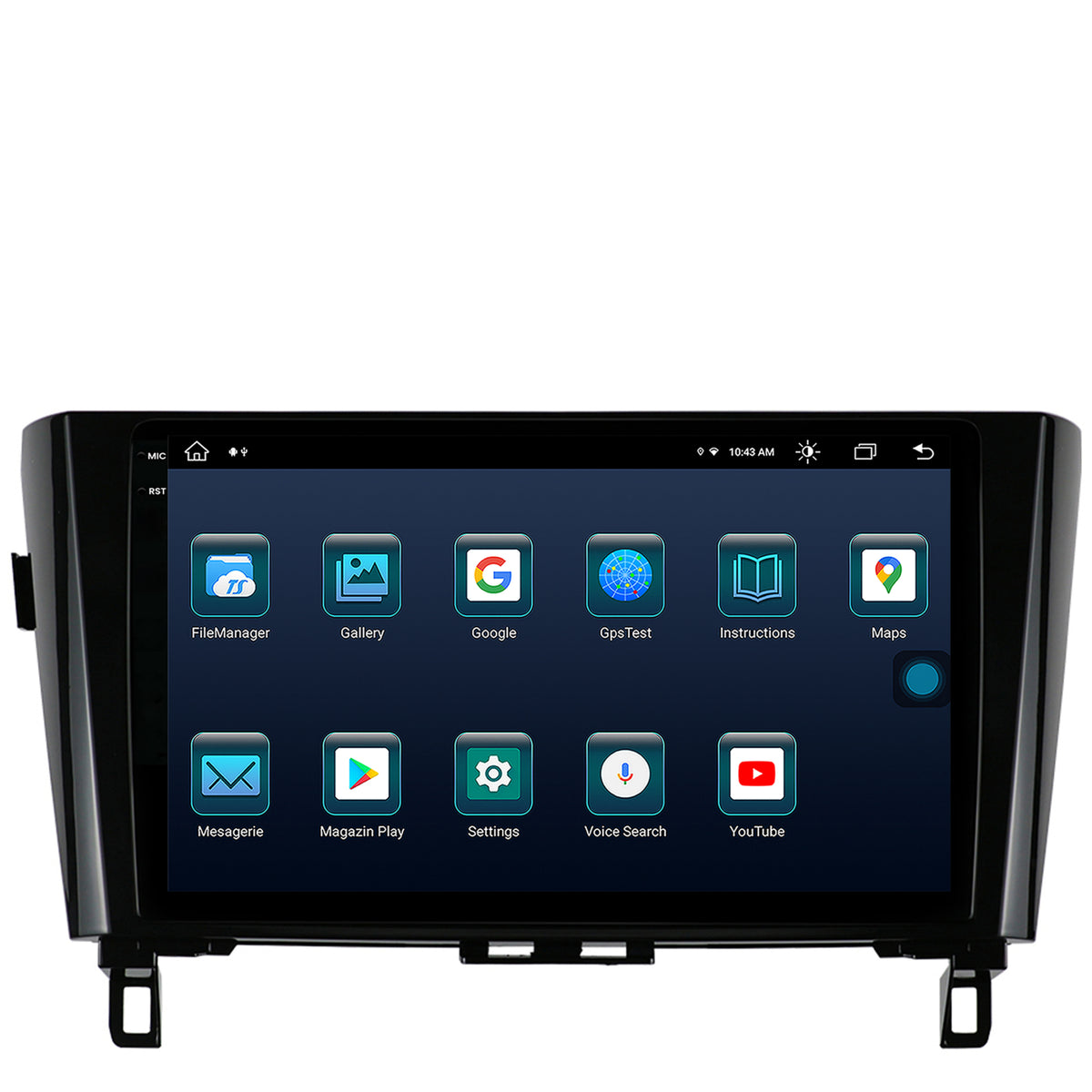 Navigatie Nissan Qashqai / X-Trail (2013+), Android, X-Octacore / 8GB RAM + 256GB ROM, 10.36 Inch - AD-BGX10008+AD-BGRKIT162