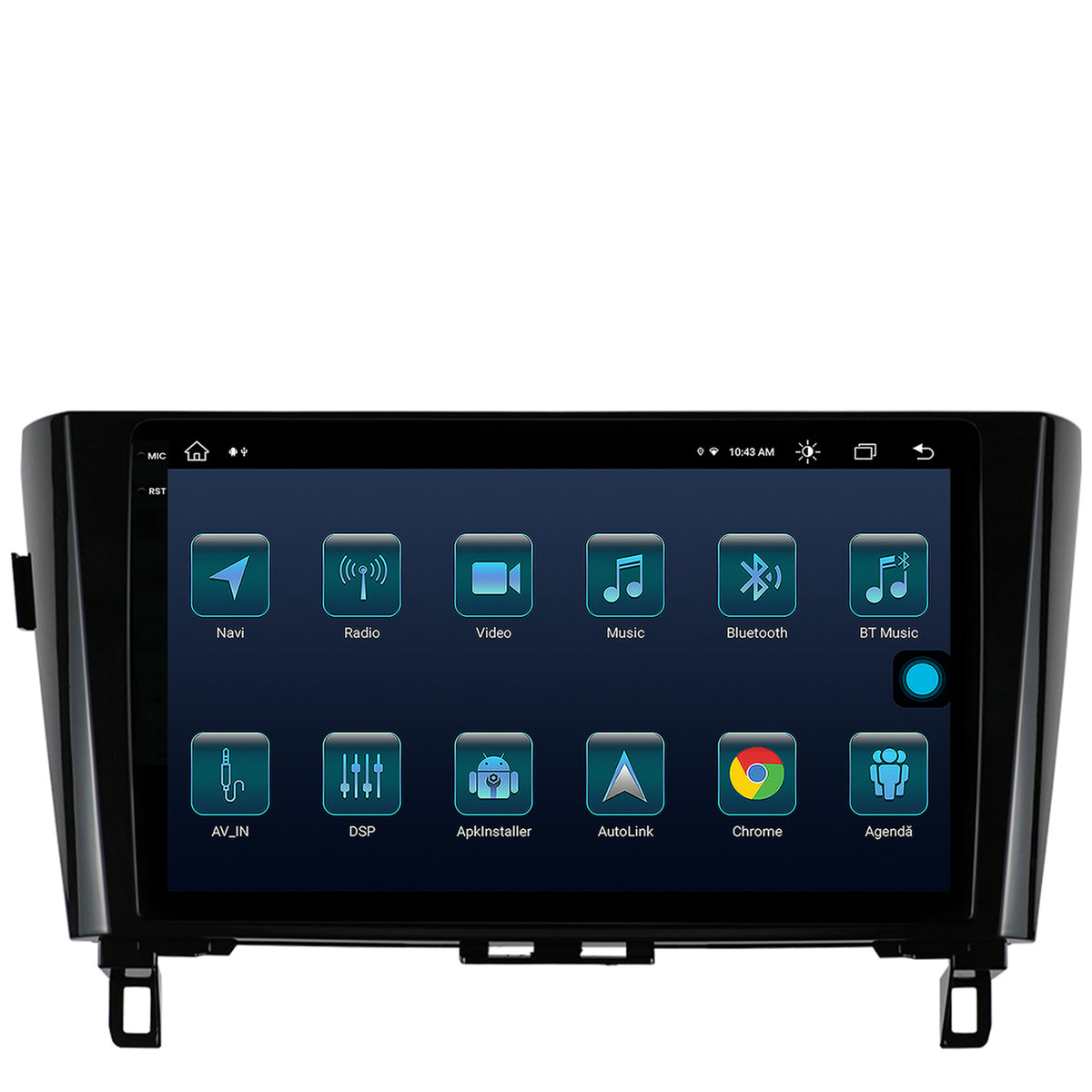 Navigatie Nissan Qashqai / X-Trail (2013+), Android, X-Octacore / 8GB RAM + 256GB ROM, 10.36 Inch - AD-BGX10008+AD-BGRKIT162