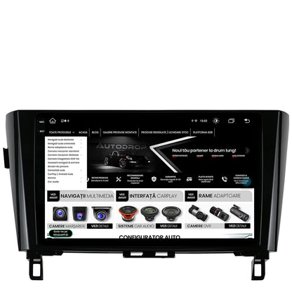 Navigatie Nissan Qashqai / X-Trail (2013+), Android, X-Octacore / 8GB RAM + 256GB ROM, 10.36 Inch - AD-BGX10008+AD-BGRKIT162