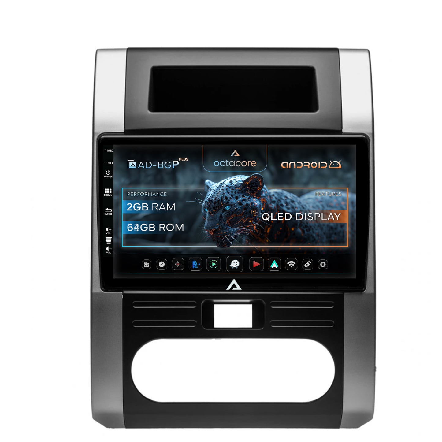 Navigatie Nissan X-Trail (2007-2013), Android, P-Octacore / 2GB RAM + 32 ROM, 10.1 INCH - AD-BGP10002+AD-BGRKIT160