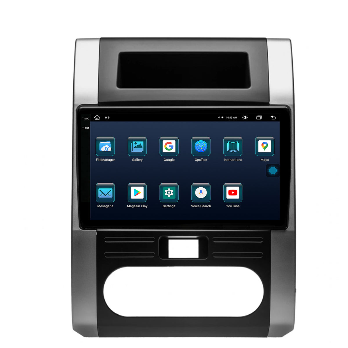 Navigatie Nissan X-Trail (2007-2013), Android, X-Octacore / 8GB RAM + 256GB ROM, 10.36 Inch - AD-BGX10008+AD-BGRKIT160