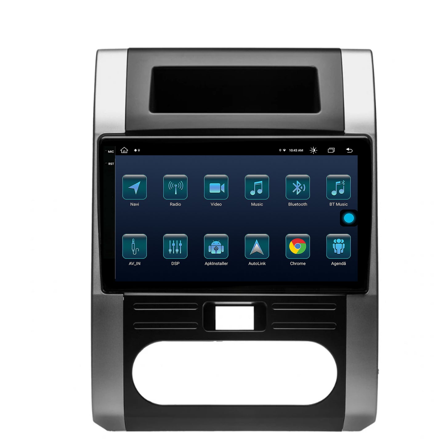 Navigatie Nissan X-Trail (2007-2013), Android, X-Octacore / 8GB RAM + 256GB ROM, 10.36 Inch - AD-BGX10008+AD-BGRKIT160