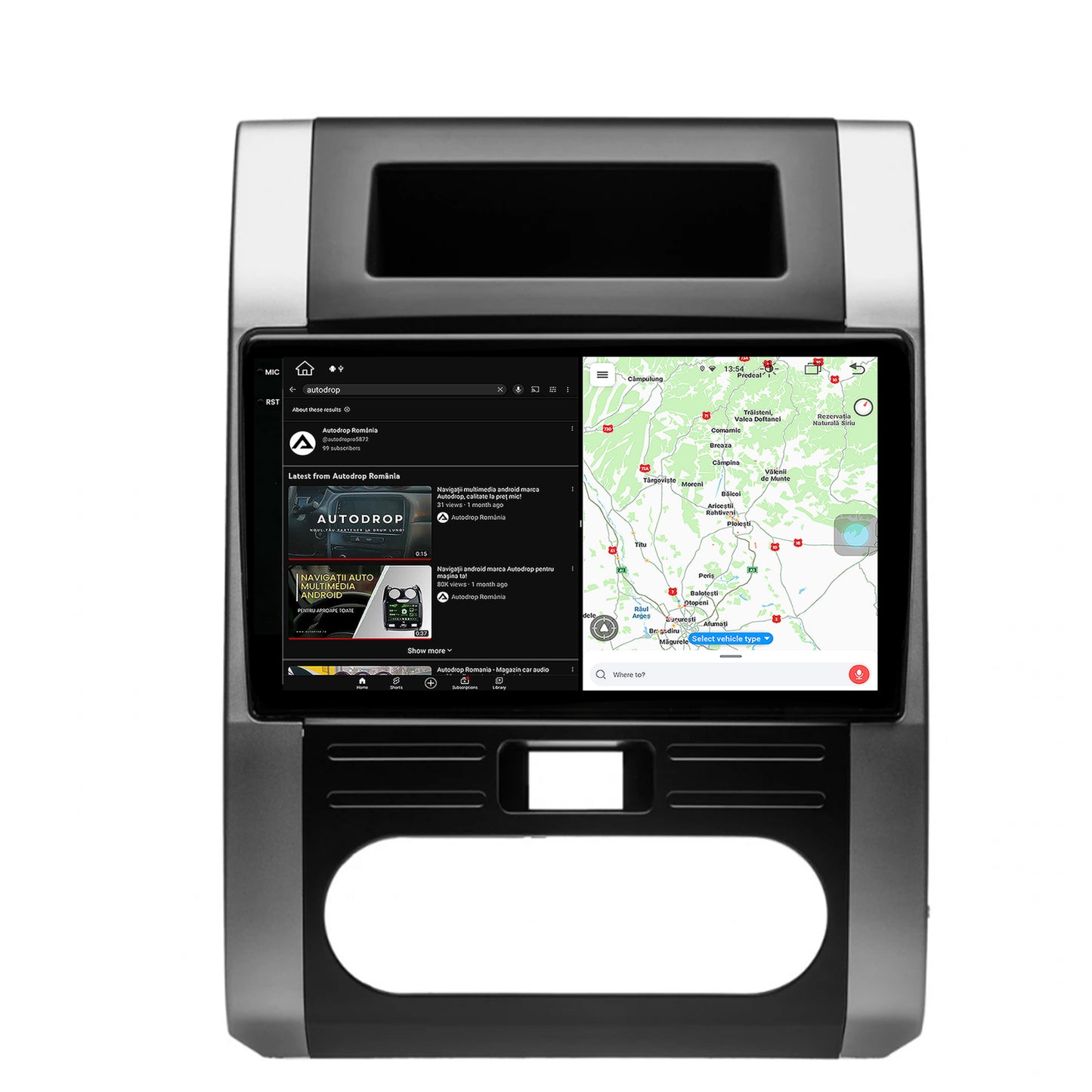 Navigatie Nissan X-Trail (2007-2013), Android, X-Octacore / 8GB RAM + 256GB ROM, 10.36 Inch - AD-BGX10008+AD-BGRKIT160
