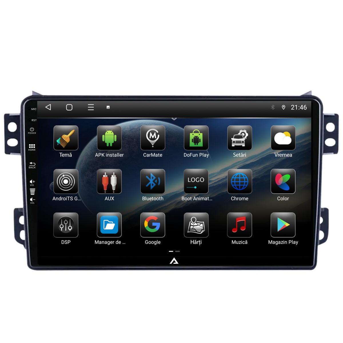 Navigatie Opel Agila / Suzuki Splash (2007-2014), Android, E-Octacore / 2GB RAM + 32GB ROM, 9 Inch - AD-BGE9002+AD-BGRKIT388V2